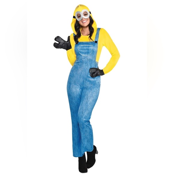MINION Women's Costume, Adult Small - Picture 1 of 4